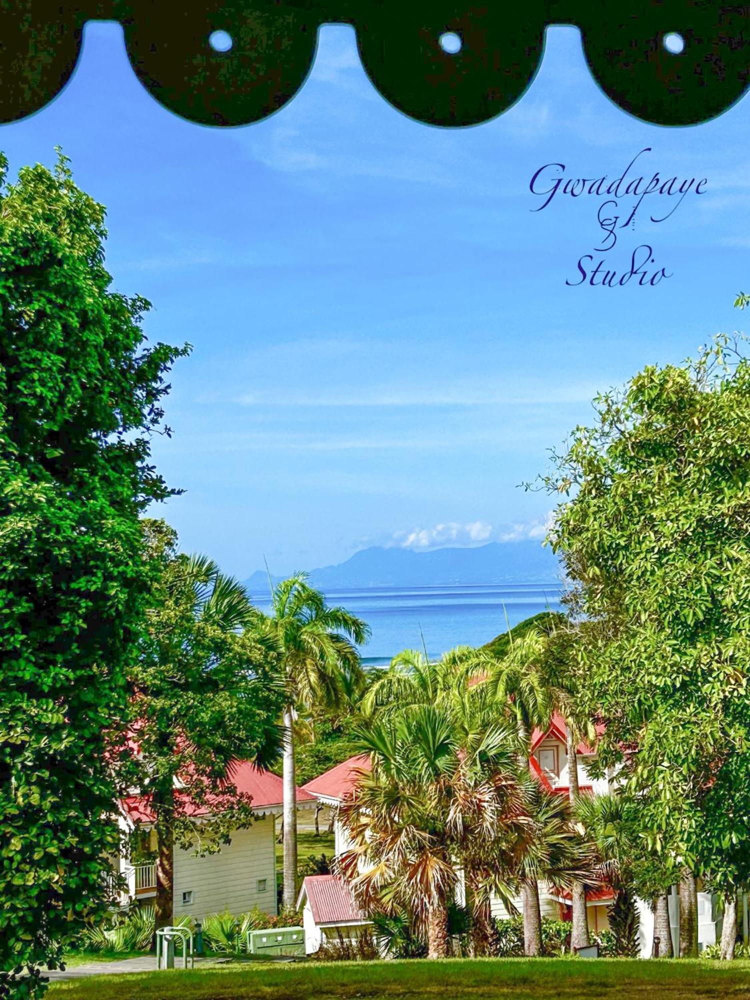 Sublime Vue Mer et Volcan , Pierre et Vacances, Gwadapaye Studio Sainte-Anne  Extérieur photo